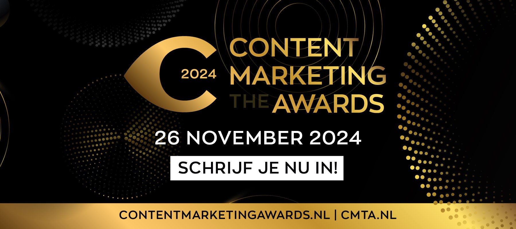 Opening inschrijving Content Marketing Awards 2024